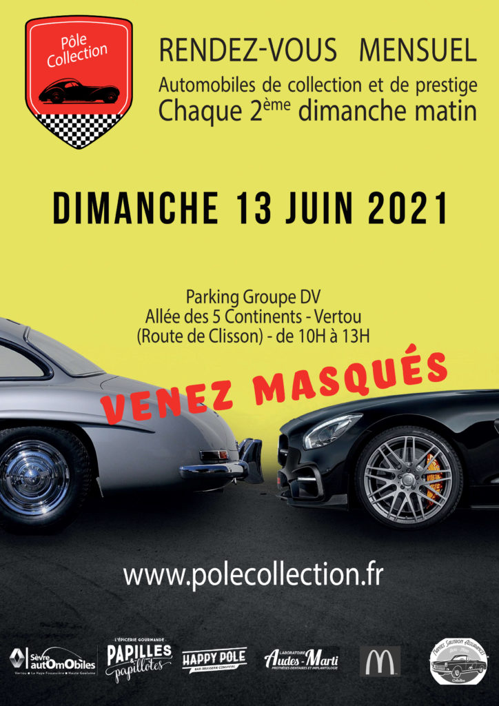 Affiche du rassemblement Pôle Collection du 13 juin