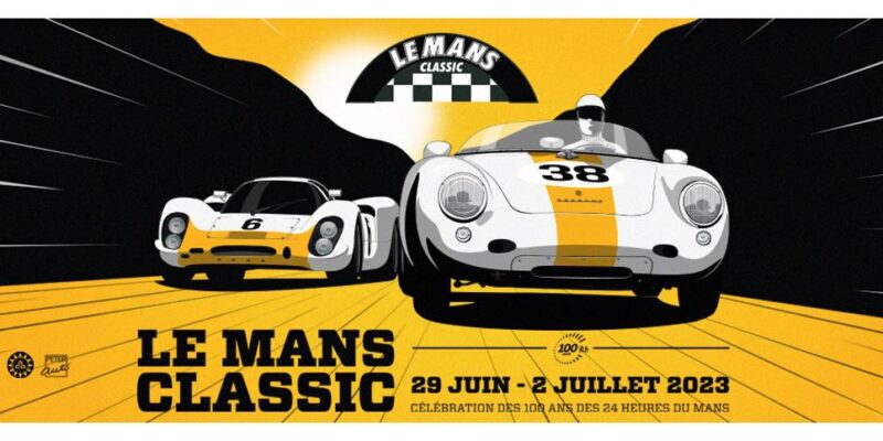 Affiche de l'événement "Le Mans Classic"