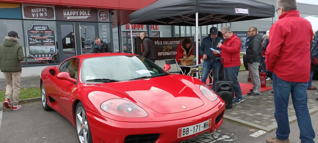 Ferrari au rassemblement Pôle Collection de mars 2023