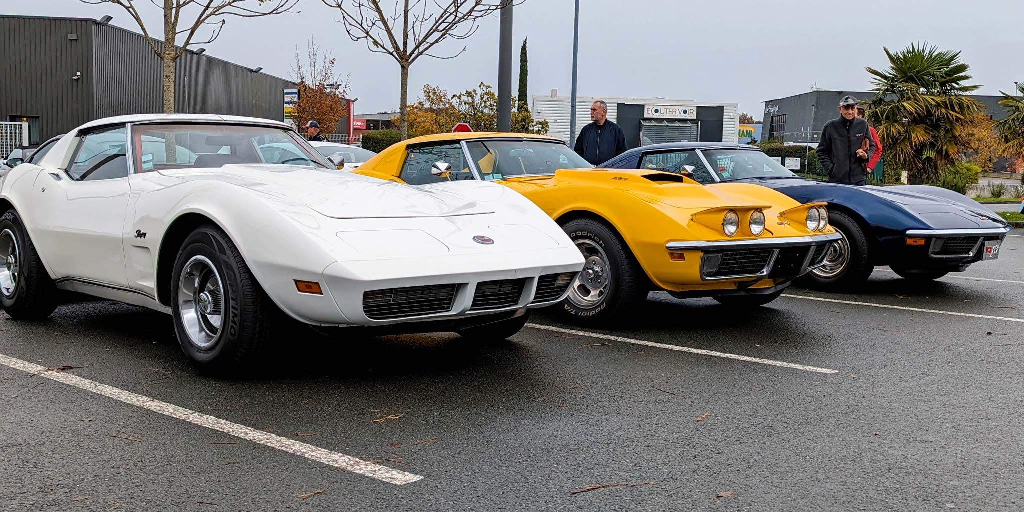 Corvettes C3 au dernier rassemblement Pôle Collection 2023