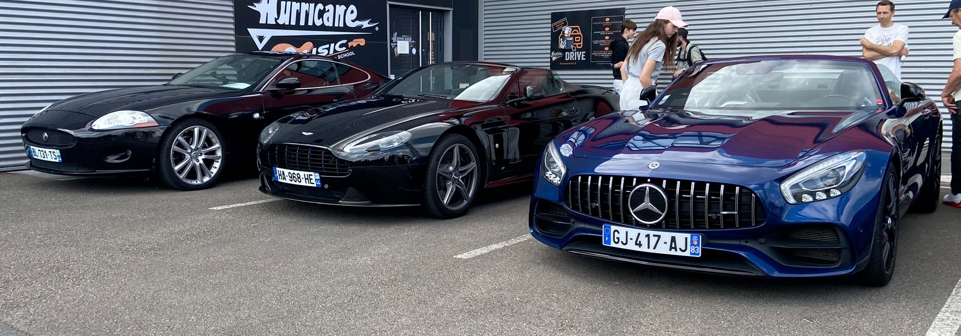 Les voitures de sport au rasso Pôle Collection