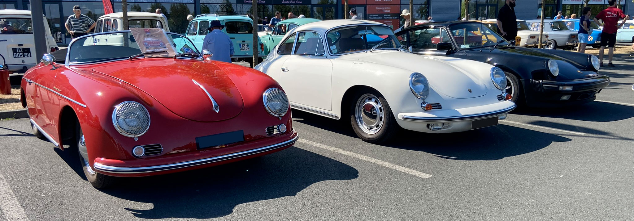 Porsche 356 au rassemblement Pôle Collection de juillet 2025