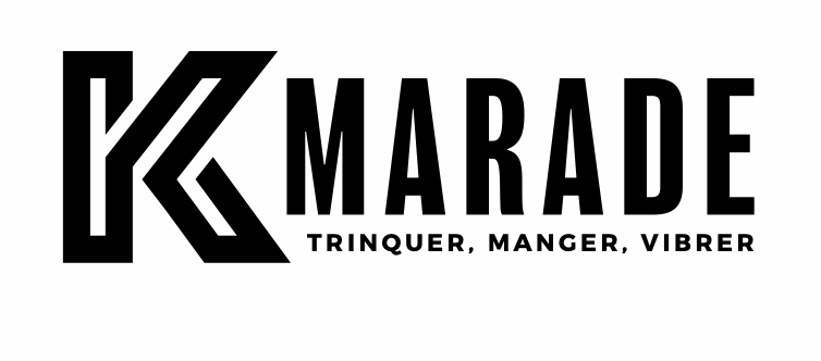 Logo noir et blanc du nouveau partenaire pôle collection : Kmarade